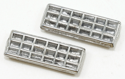 Dollhouse Miniature Ice Trays, 2Pk